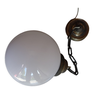 Globe suspension lamp of the 50s
