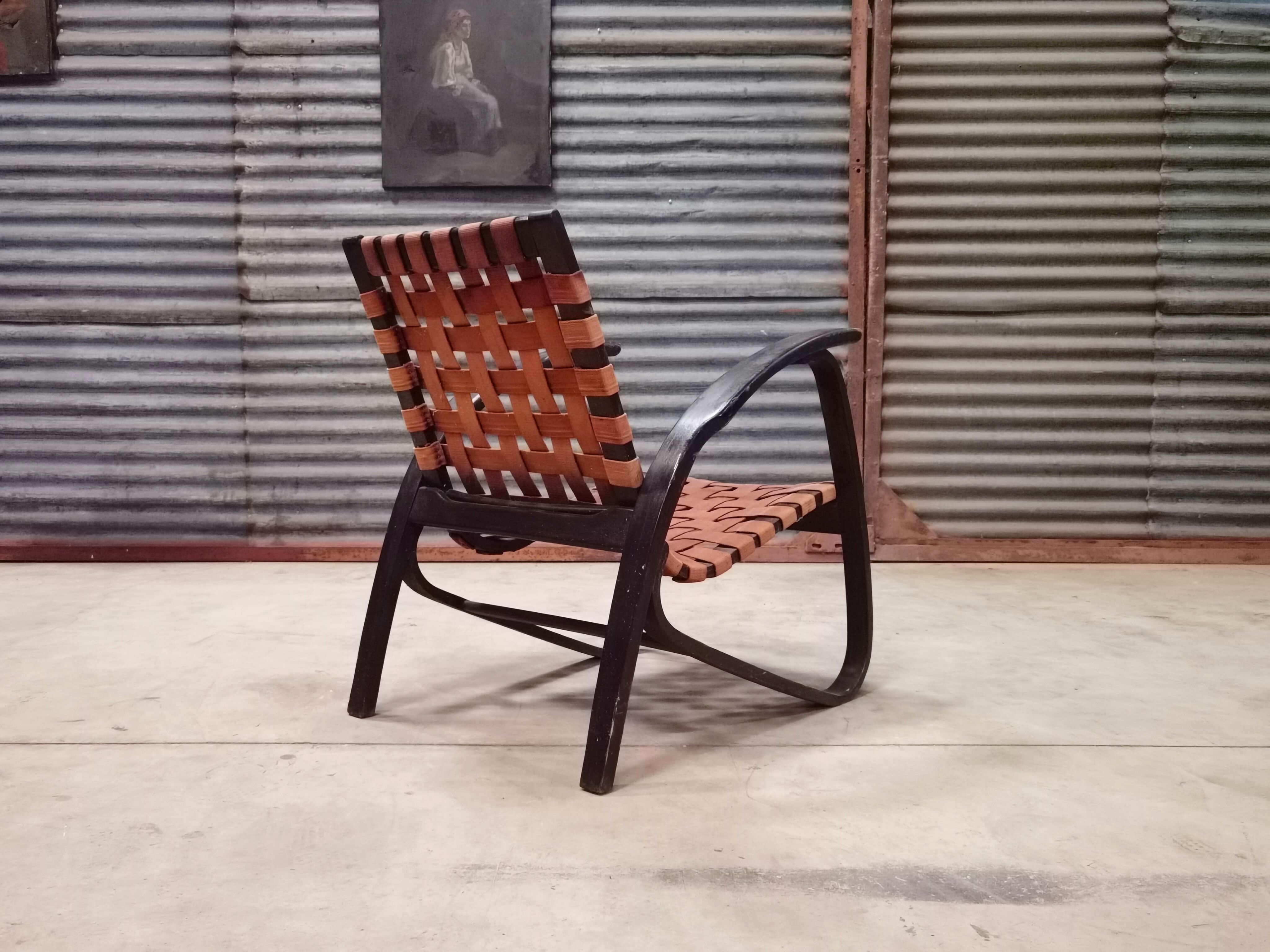 Pair of Jan Vanek armchairs for Up Zavody 1930