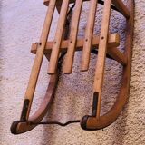 Vintage wooden sled from the 1950s/60s