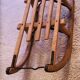 Vintage wooden sled from the 1950s/60s
