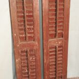 Paire de portes volets à jalousies