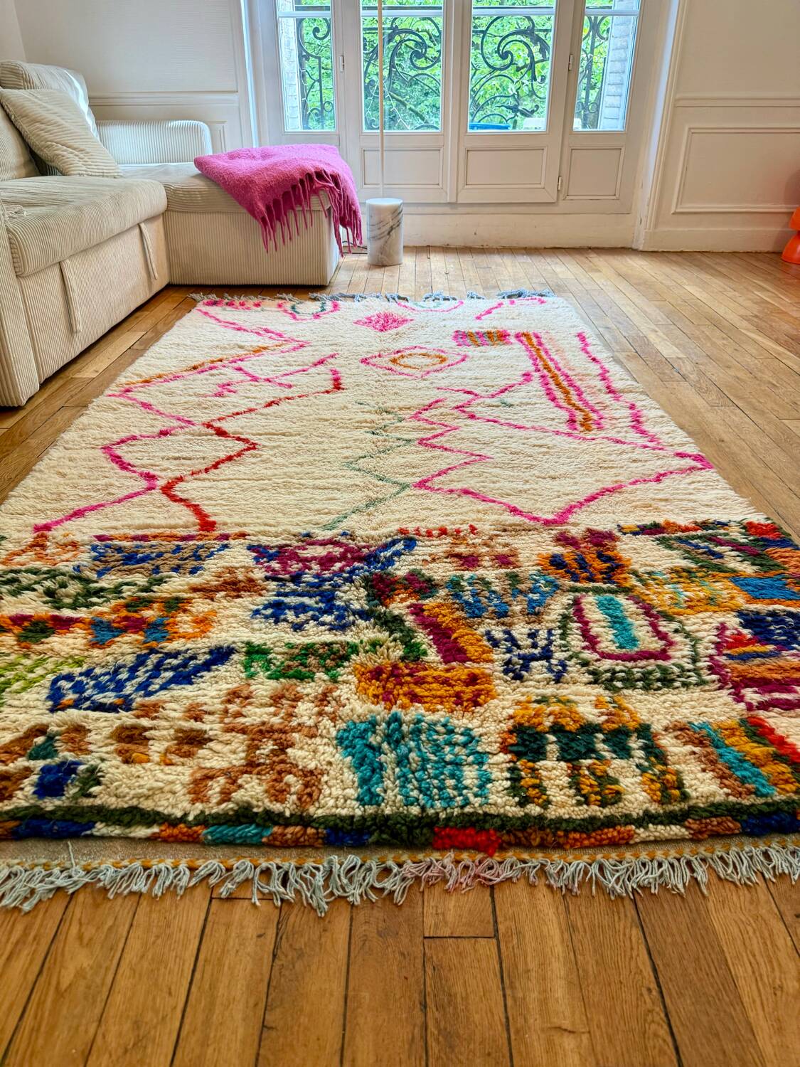 Tapis berbère Béni Ouarain 151x152