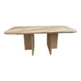LARGE MINIMALIST DINING TABLE IN TADELAKT