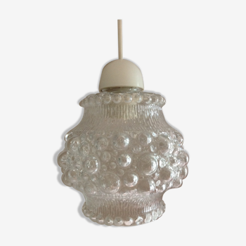 Bubbled glass hanging lamp 60/70