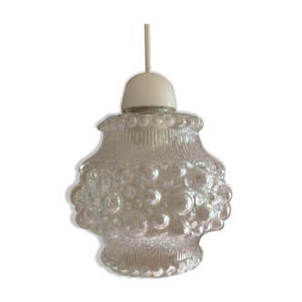 Bubbled glass hanging lamp 60/70