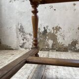 2m walnut drapery farm table