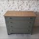 Large solid oak chest of drawers