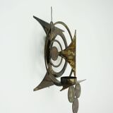 Henrik horst denmark wall candle holder iron brutalistic style