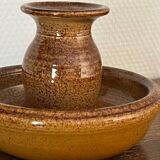 Vintage signed candle holder