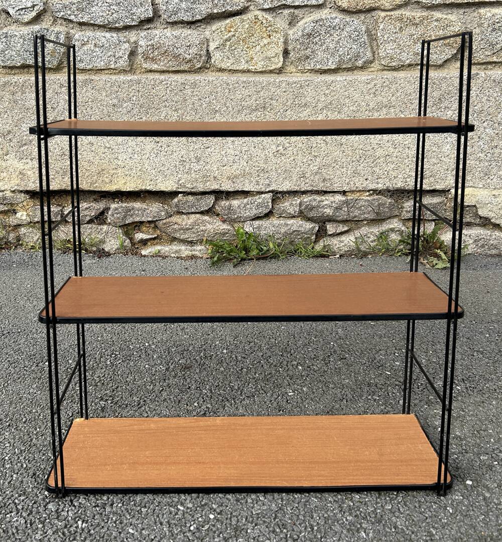 String wall shelf, vintage, 60s.