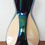 Verceram vase in two-tone ceramic