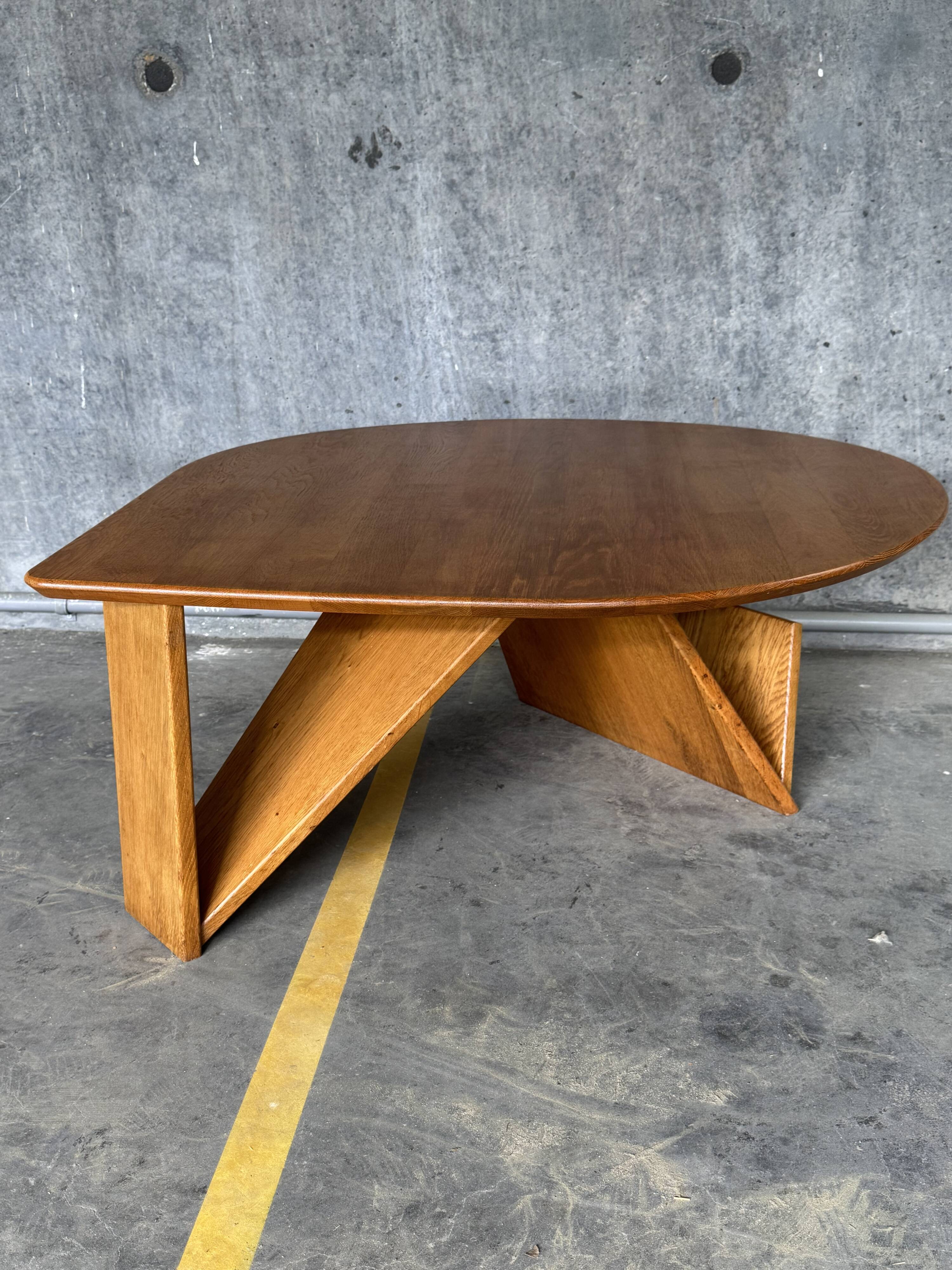 Modernist Brutalist Salon Table