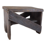 Old farm stool, artisanal and rustic