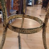 Large bistro pedestal table, 70 cm in diameter, circa 1900.