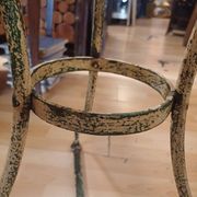 Large bistro pedestal table, 70 cm in diameter, circa 1900.