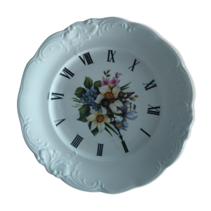 Assiette horloge jaz