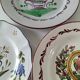 Trio of plates with rooster - Eastern earthenware