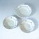 Antique Handmade Ceramic Plates, Set of Three, Italy 1900 circa