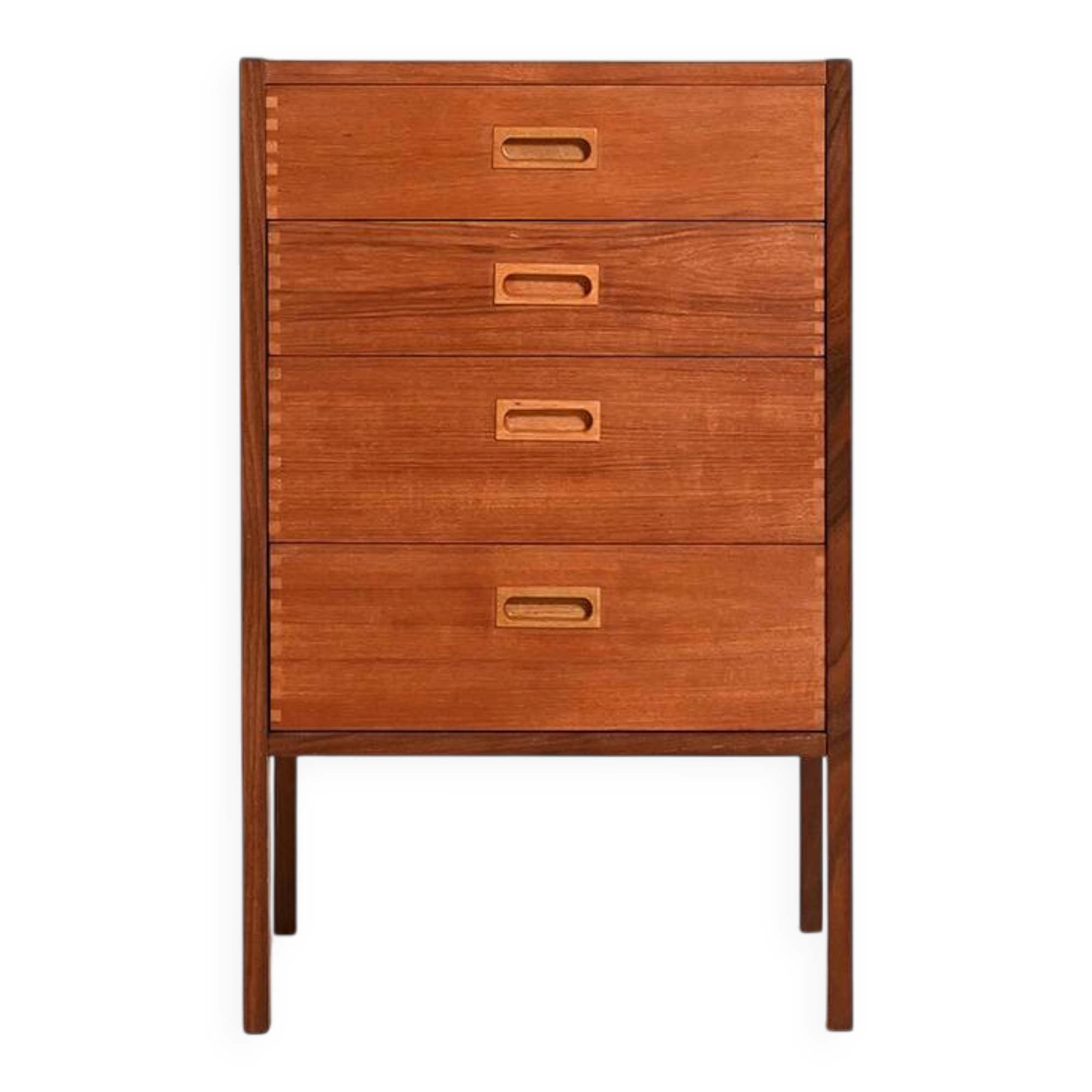 Commode en teck scandinave par Gillis Lundgren, années 1960.