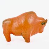 Ceramic bull by Kurt Tschörner for Ruscha, 1960s