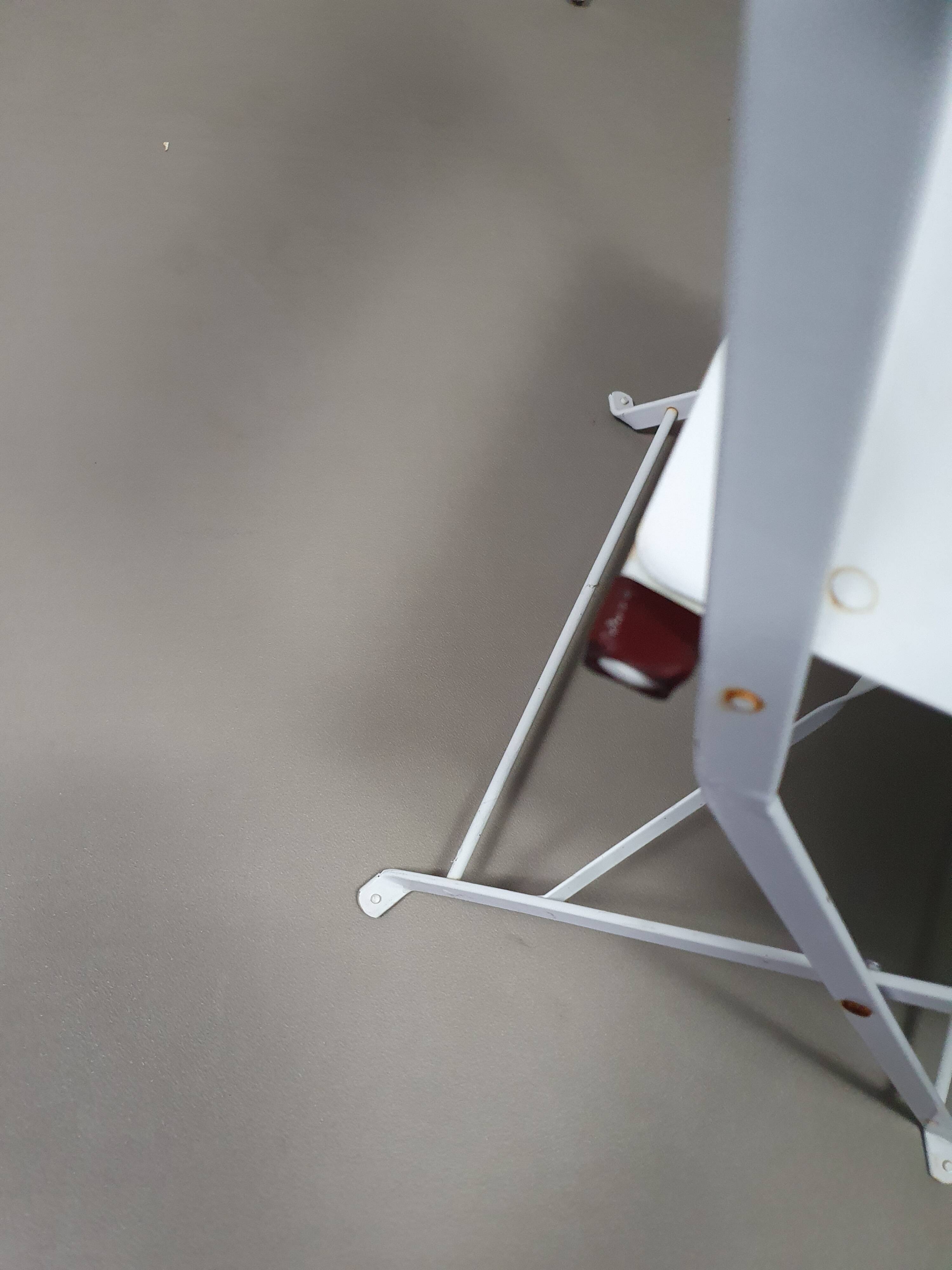 4 x solid metal folding chairs 80s