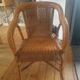 Vintage rattan chair by Belvisotti (famous Bordeaux brand)