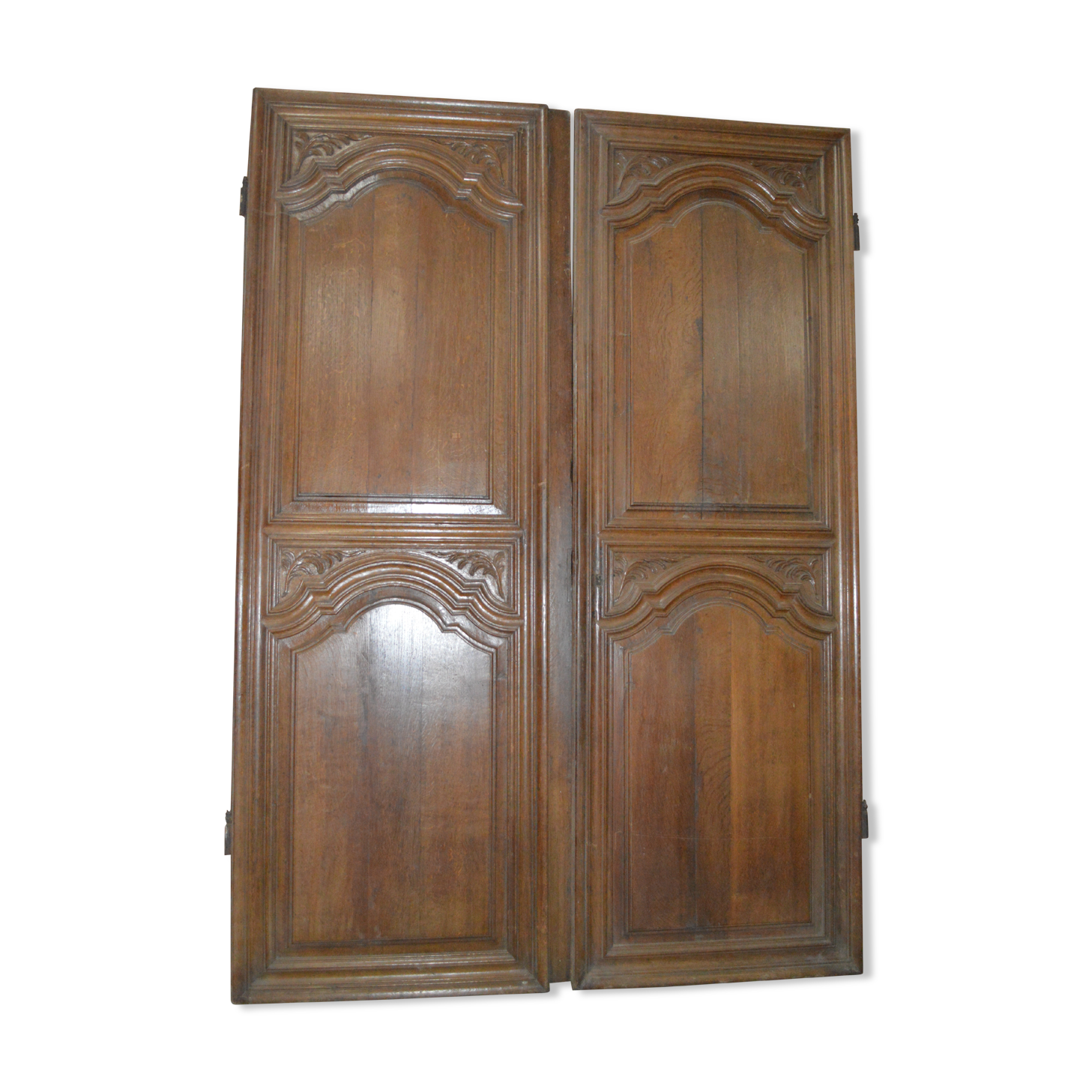 Paire de portes en chêne