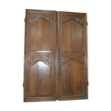 Paire de portes en chêne