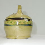 Gargoulette/Glazed terracotta jug/vintage/pitcher