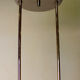 Modernist glass pendant light, 70s