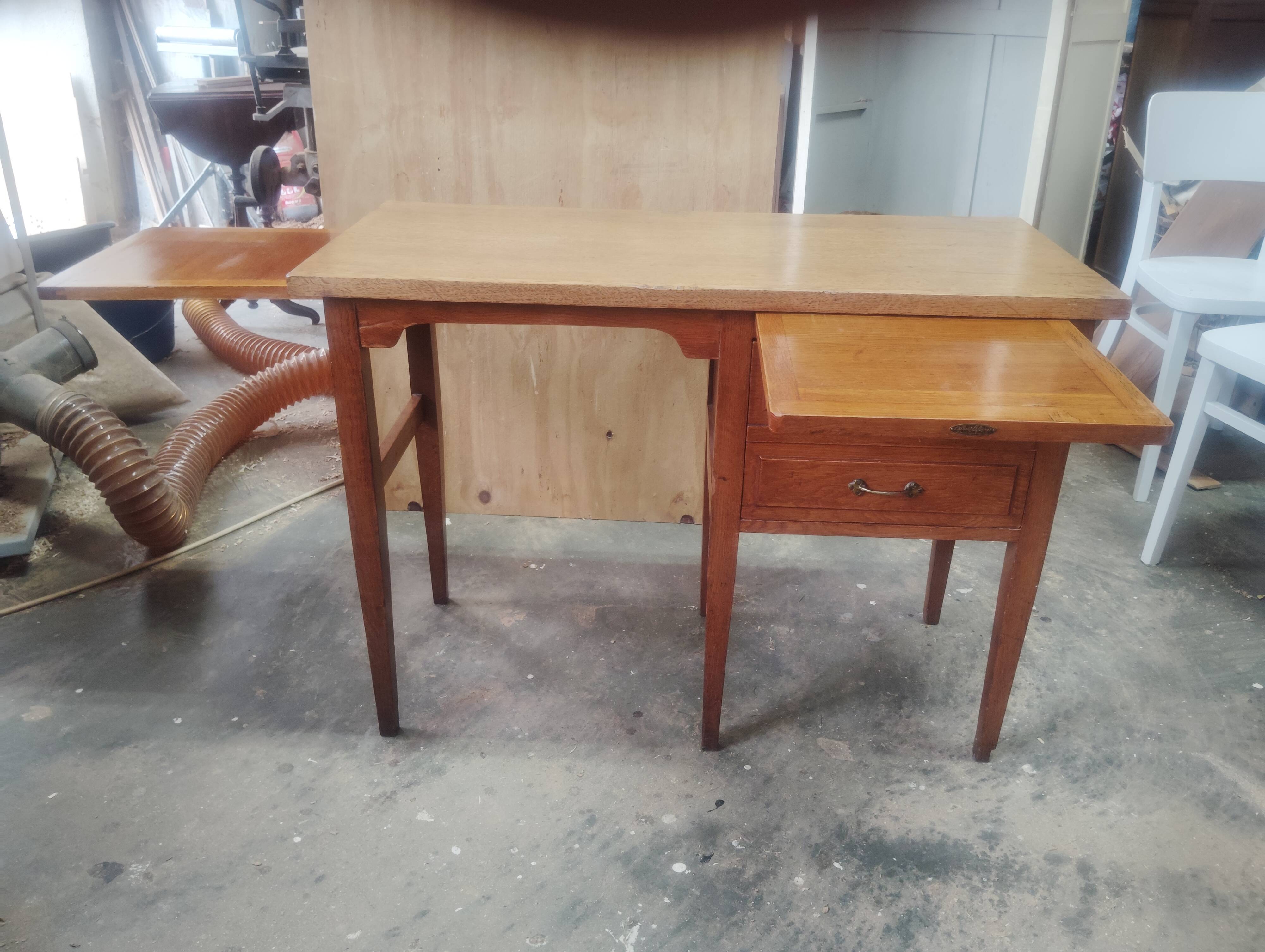 Small vintage oak desk