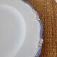 Large flat presentation plate Sarreguemines