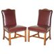 Pair of Spencer House leather office chairs
