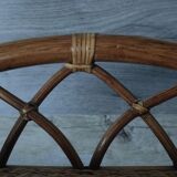 Vintage rattan shelf