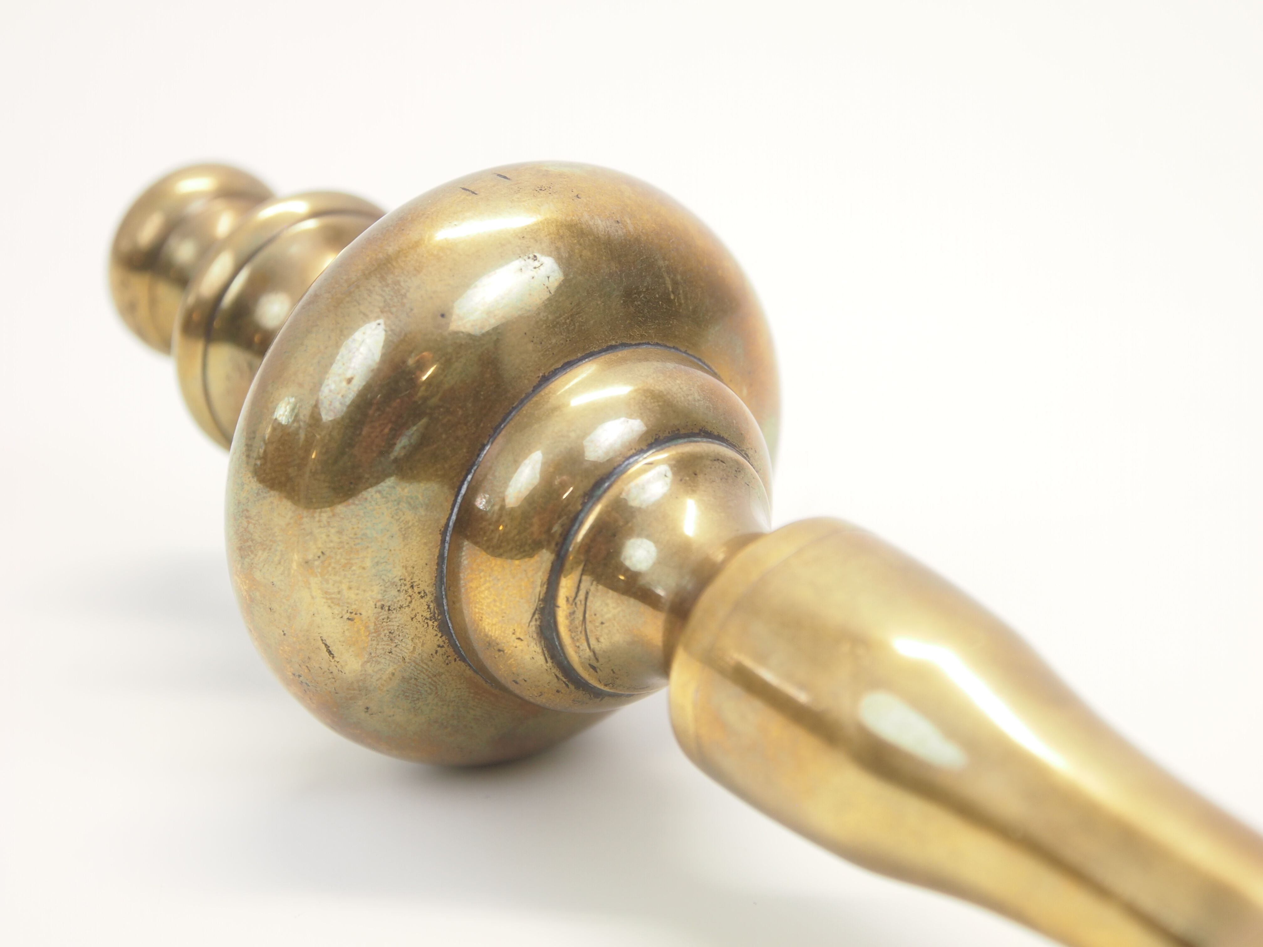 Vintage xxl brass desk magnifying glass