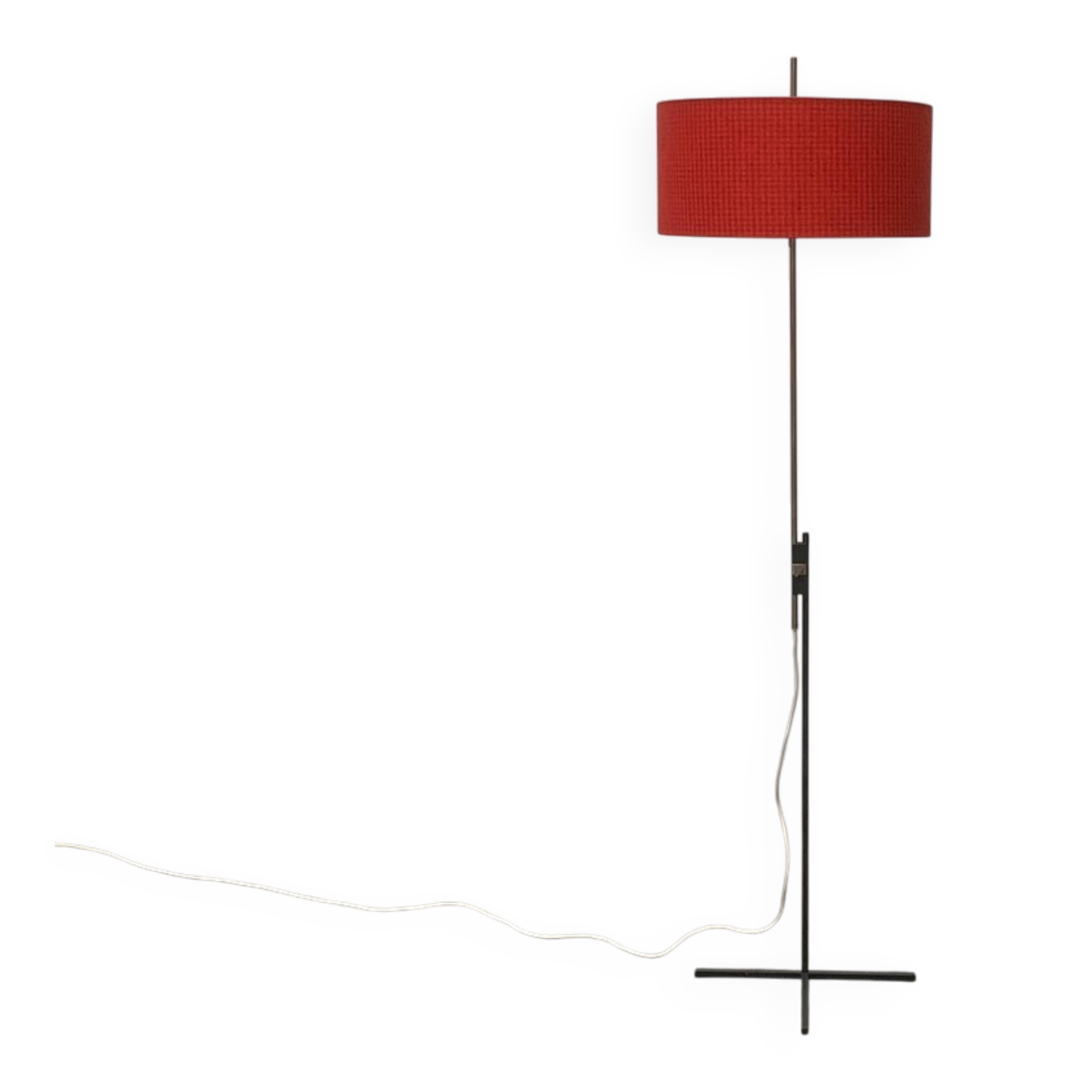 Mid-century German minimalist floor lamp by Kaiser Idell / Kaiser Leuchten.