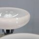 1950s Chrome and Glass Chandelier by Drukov, Czechoslovakia