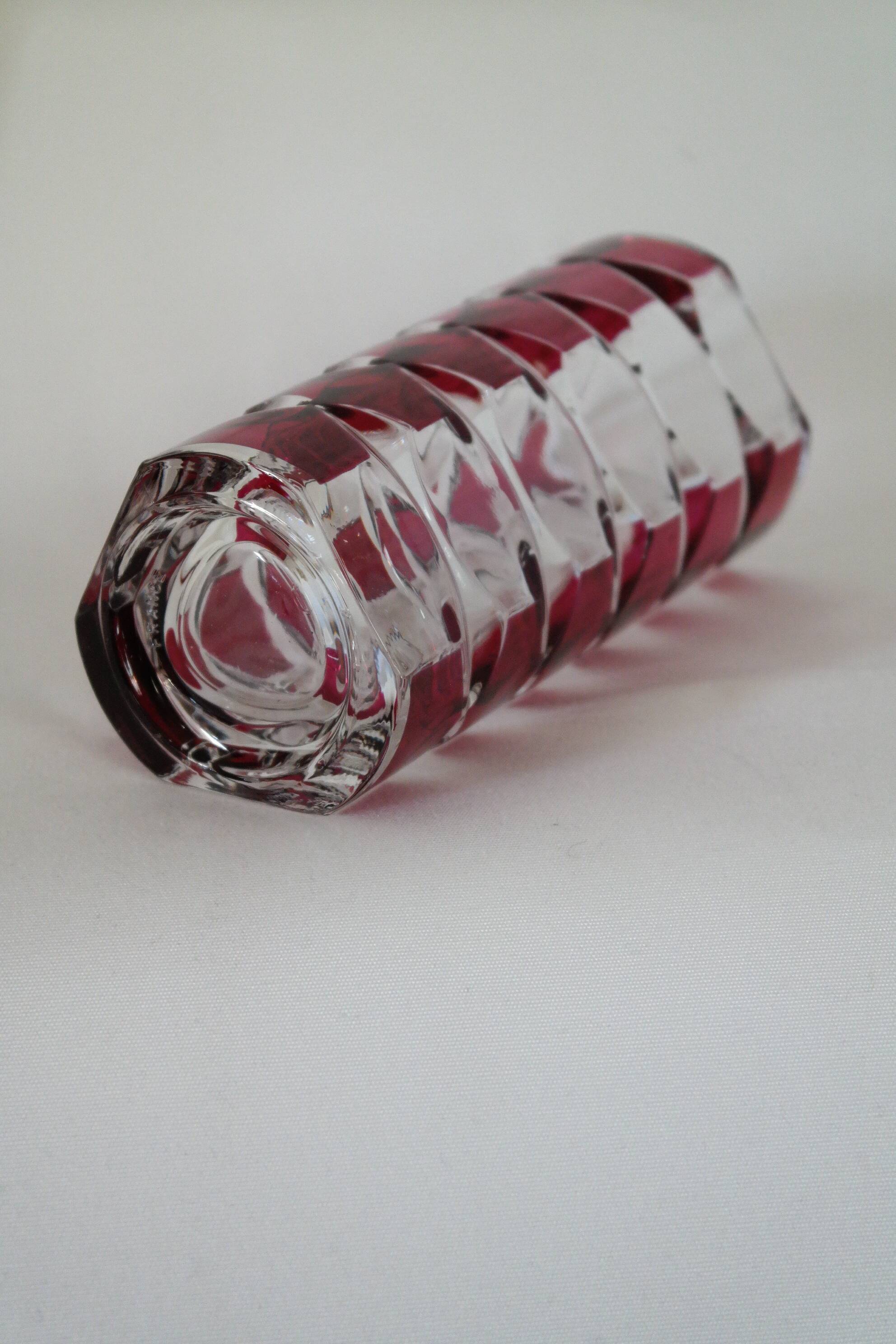 Vase Luminarc vintage verrerie d 'Arques France