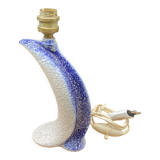 Wave or comma ceramic lamp from the 1950s/1960s