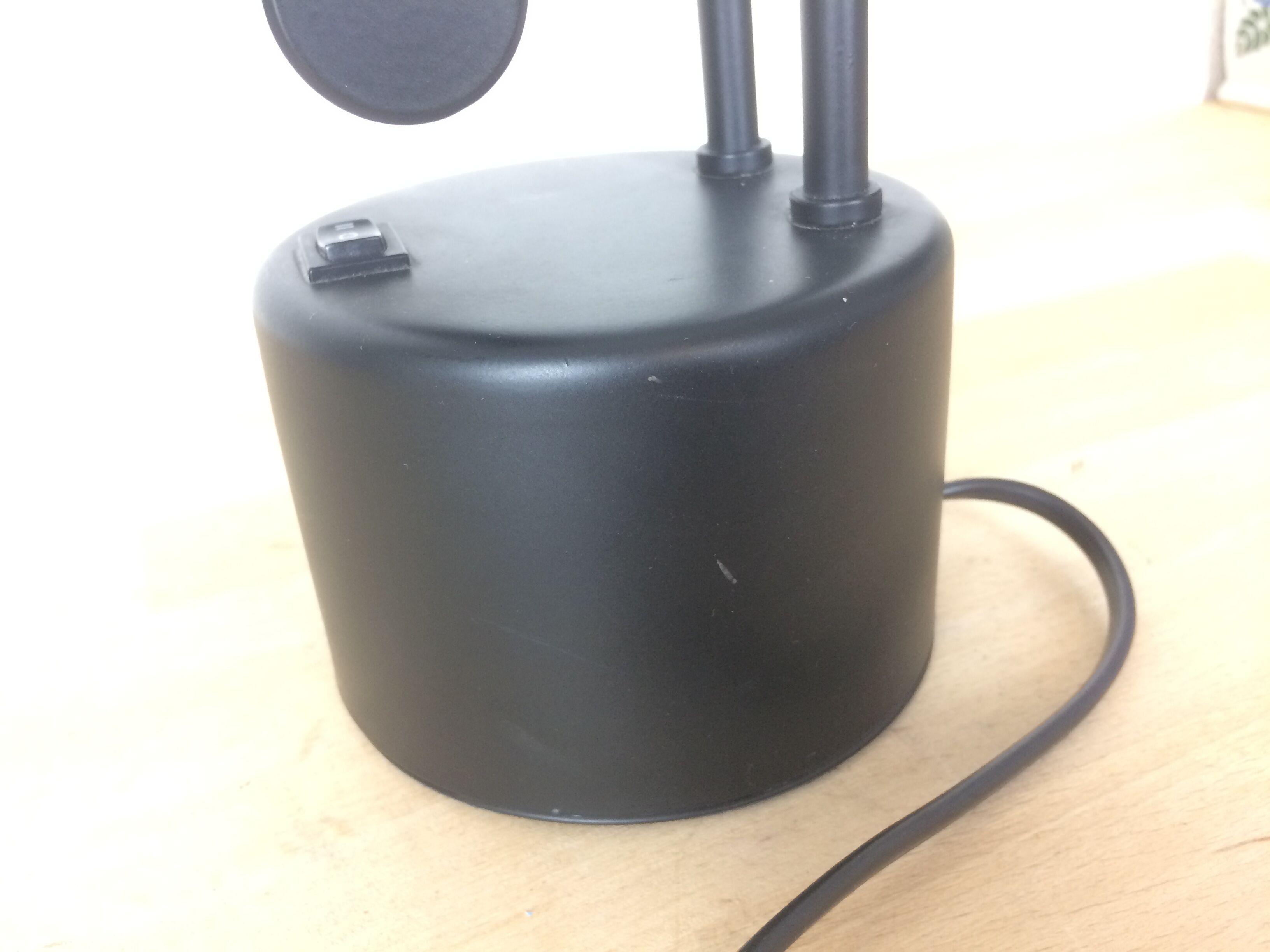 1980 Black Metal Balance Desk Lamp