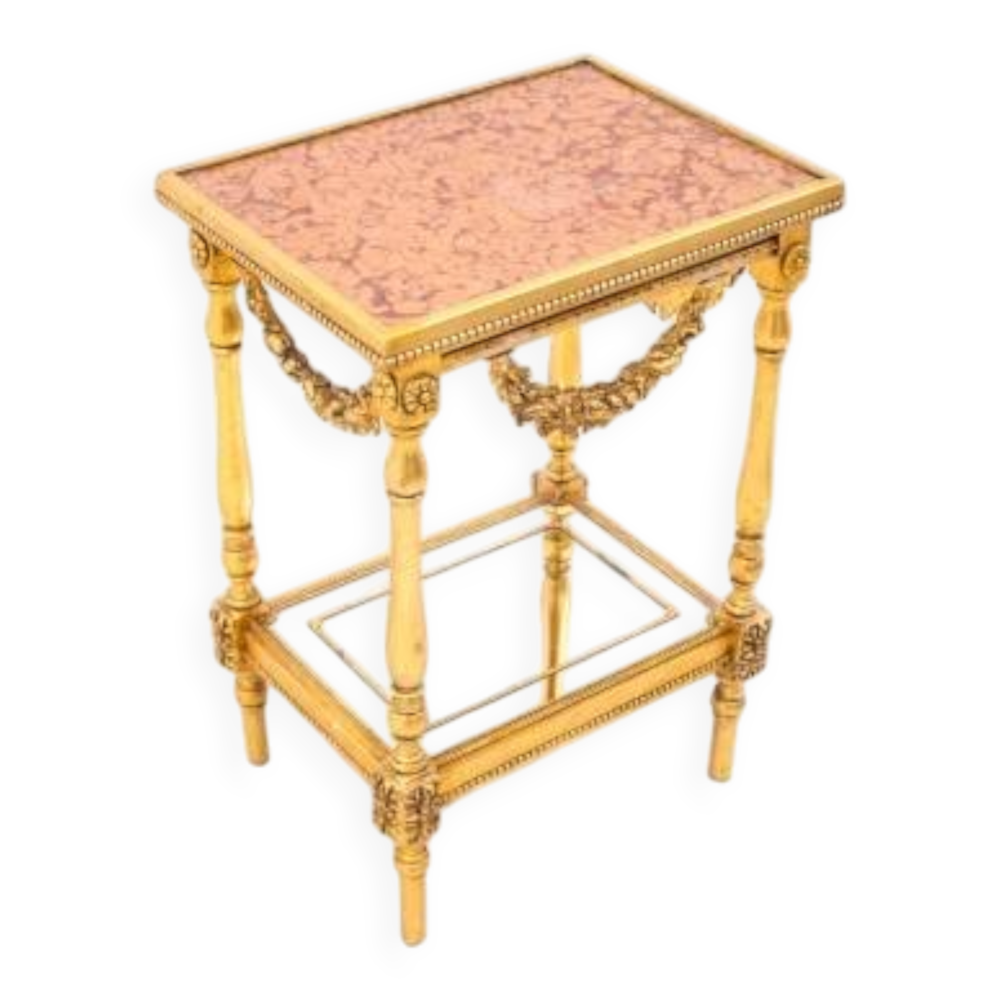 Antique table from around 1900, France.