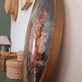 Frame domed dried flowers