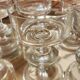 Baccarat crystal champagne coupes, (Haut-Brion model?)