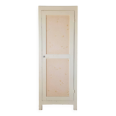 Antique Parisian bonnetière with a patina – vintage narrow wardrobe