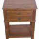 Old Burmese teak bedside