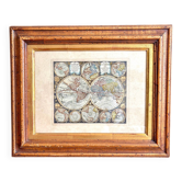 Old world map planisphere
