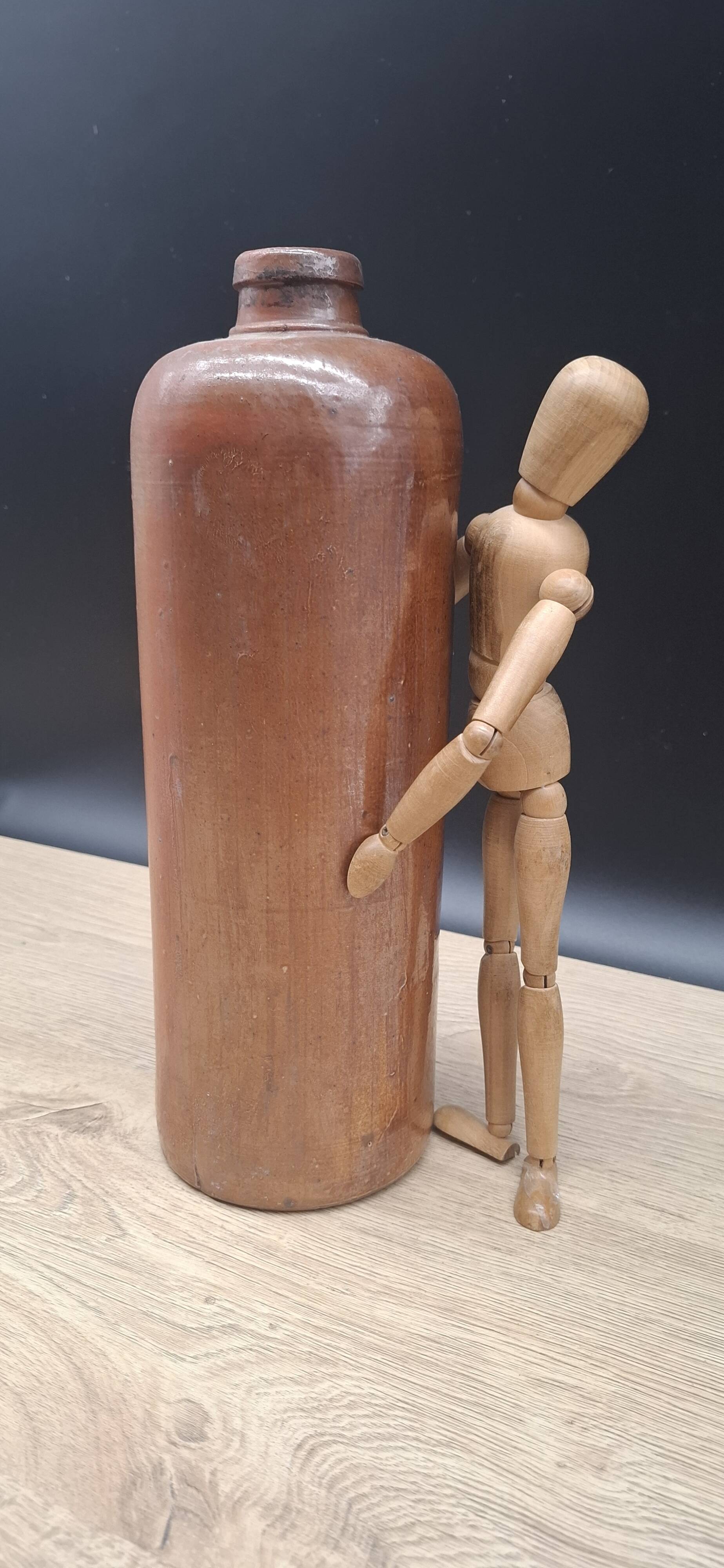 Grande bouteille en grès 2L