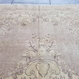 Beige Vintage Floral Carpet sku v623