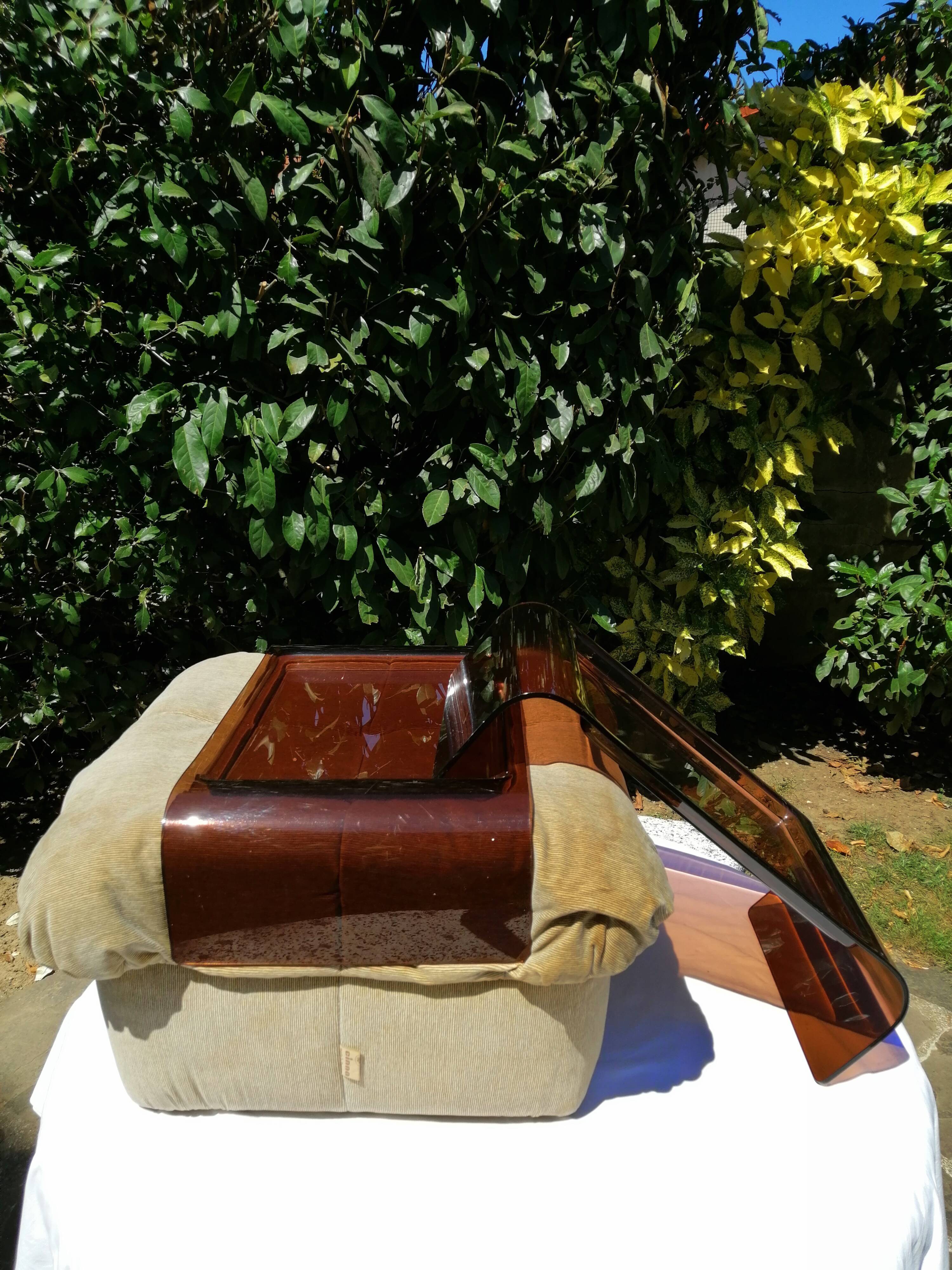 Chauffeuse et pouf Gao Cinna 1970/1980