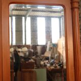 Thonet style curved wood cabinet
